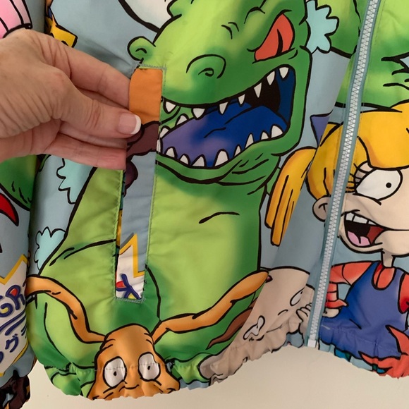 Members Only x Nickelodeon Rugrats Hooded Jacket Sz L - Picture 3 of 6